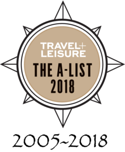 Travel+Leisure The A-List 2018 Award